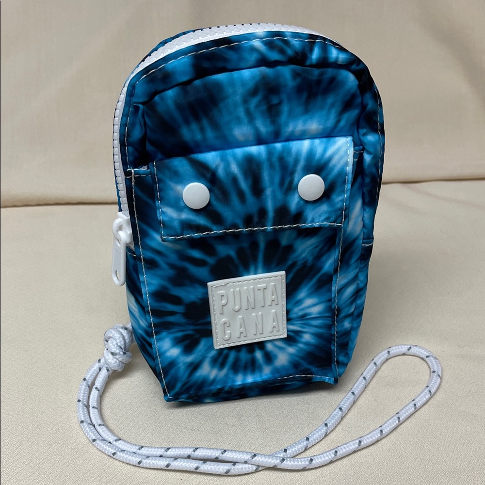 Robin Ruth Ocean Blue Tie-Dye Pouch